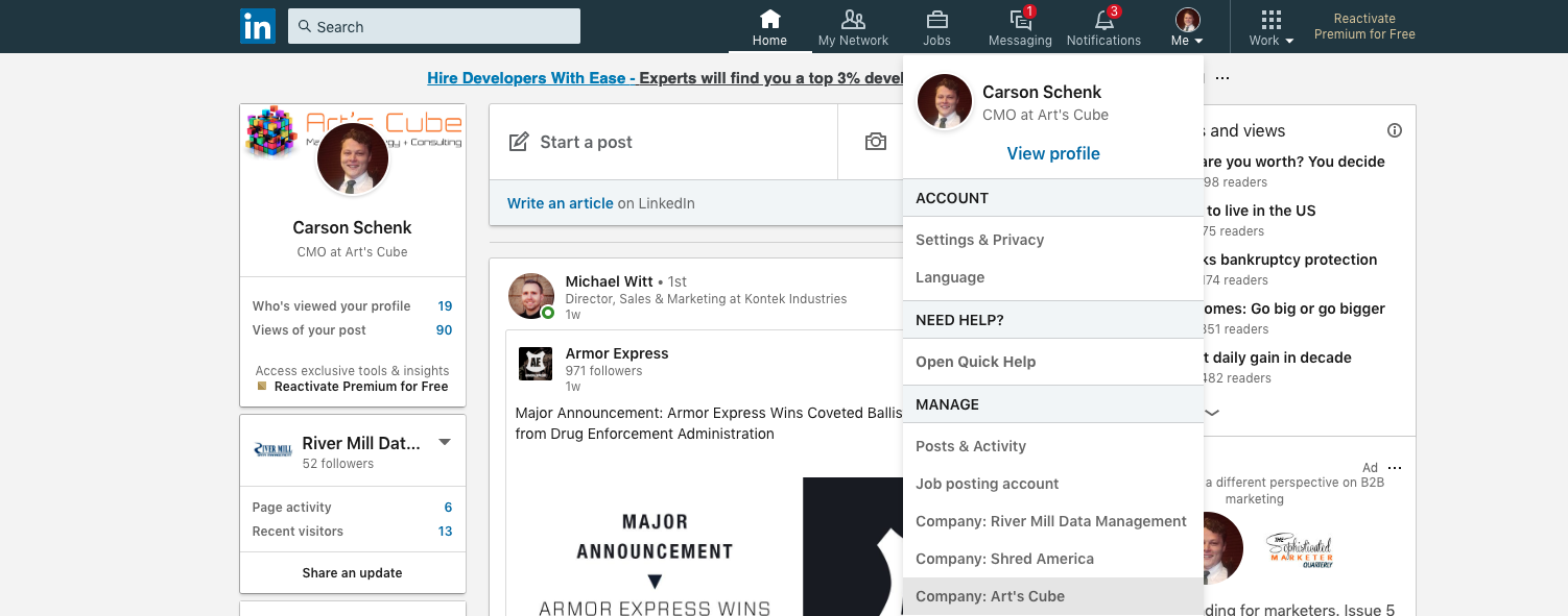 How to Add New Admin to LinkedIn Company Page